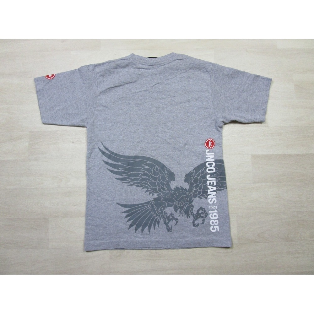 Vintage 90's Jnco‎ Graphic T-Shirt (L) Crown Firebird Logo USA Skateboard Goth